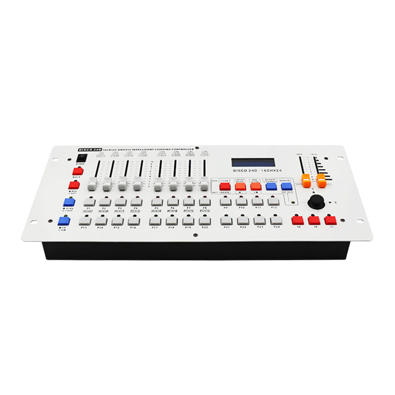 Wenjing iluminación de la etapa 240 consola wedding bar rendimiento iluminación mostrar dxm512 controlador PAR luz del haz de luz