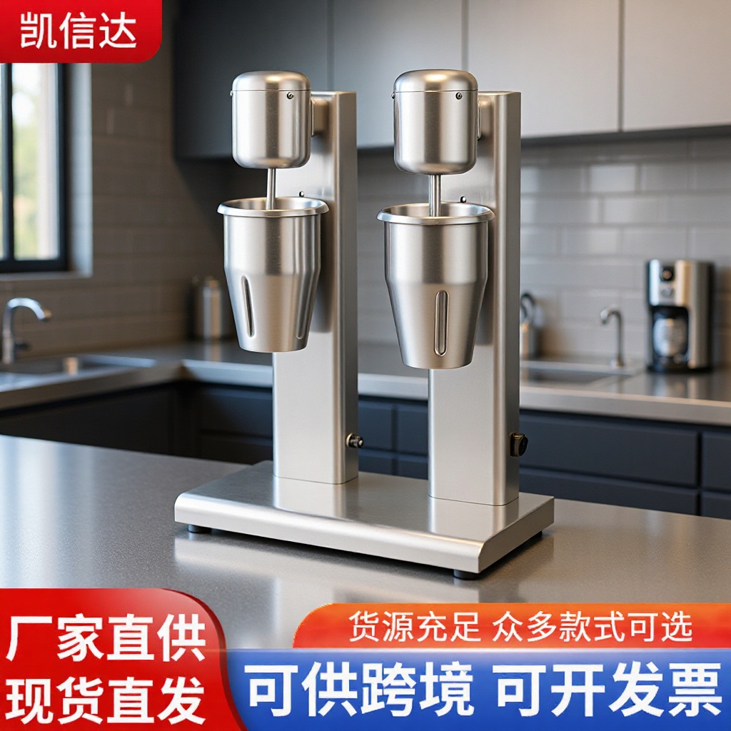 工厂直销法式商用豪华型奶昔机奶茶店搅拌机多功能电动奶泡摇摇机
