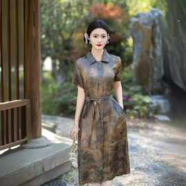 中年女装妈妈装复古显瘦平常可穿