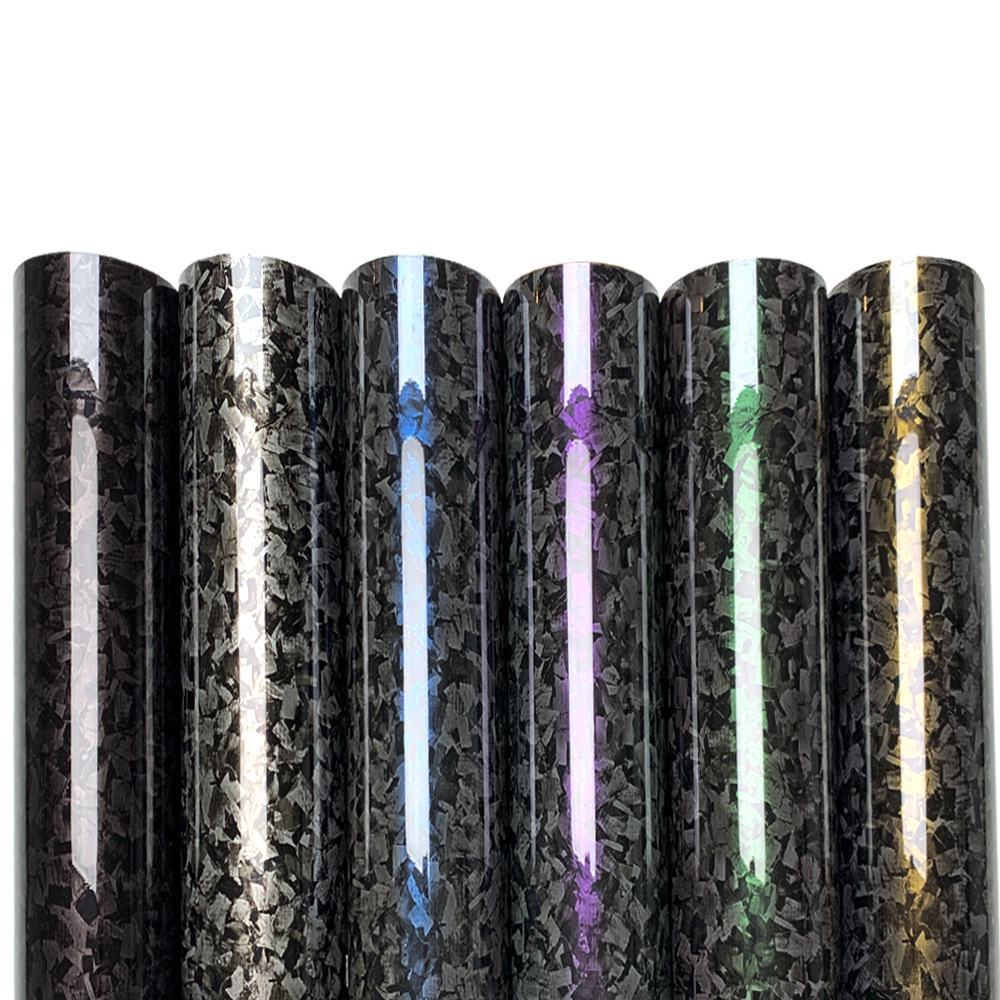 Pet Forged Carbon Fiber Car Wrap Film, Color Changing Film, Glossy and Matte Interior, Rearview Mirror, Motorcycle Trunk Sticker
