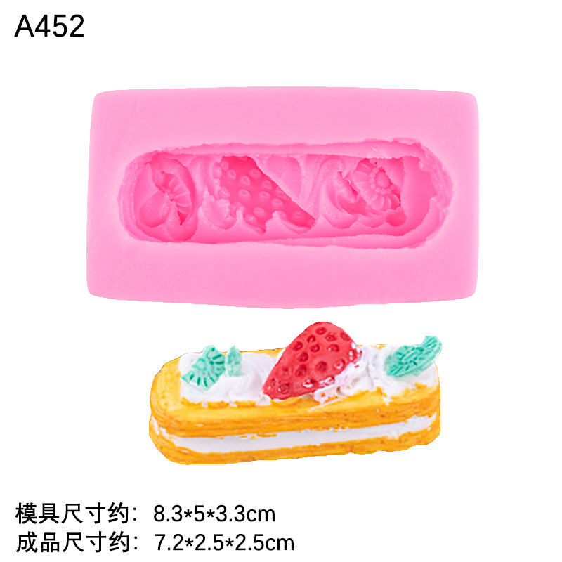 Pastel de postre hamburguesa perro caliente simulación silicona molde epoxi arcilla jabón hecho a mano aromaterapia Fondant chocolate