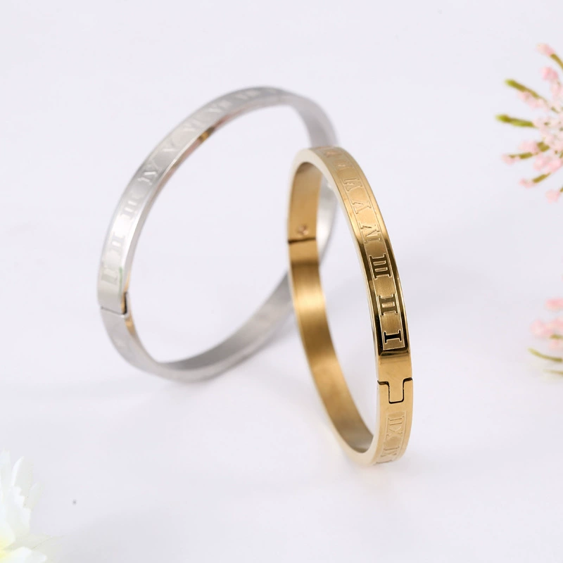 Fashionable trend bracelet for men and women stainless steel, European style