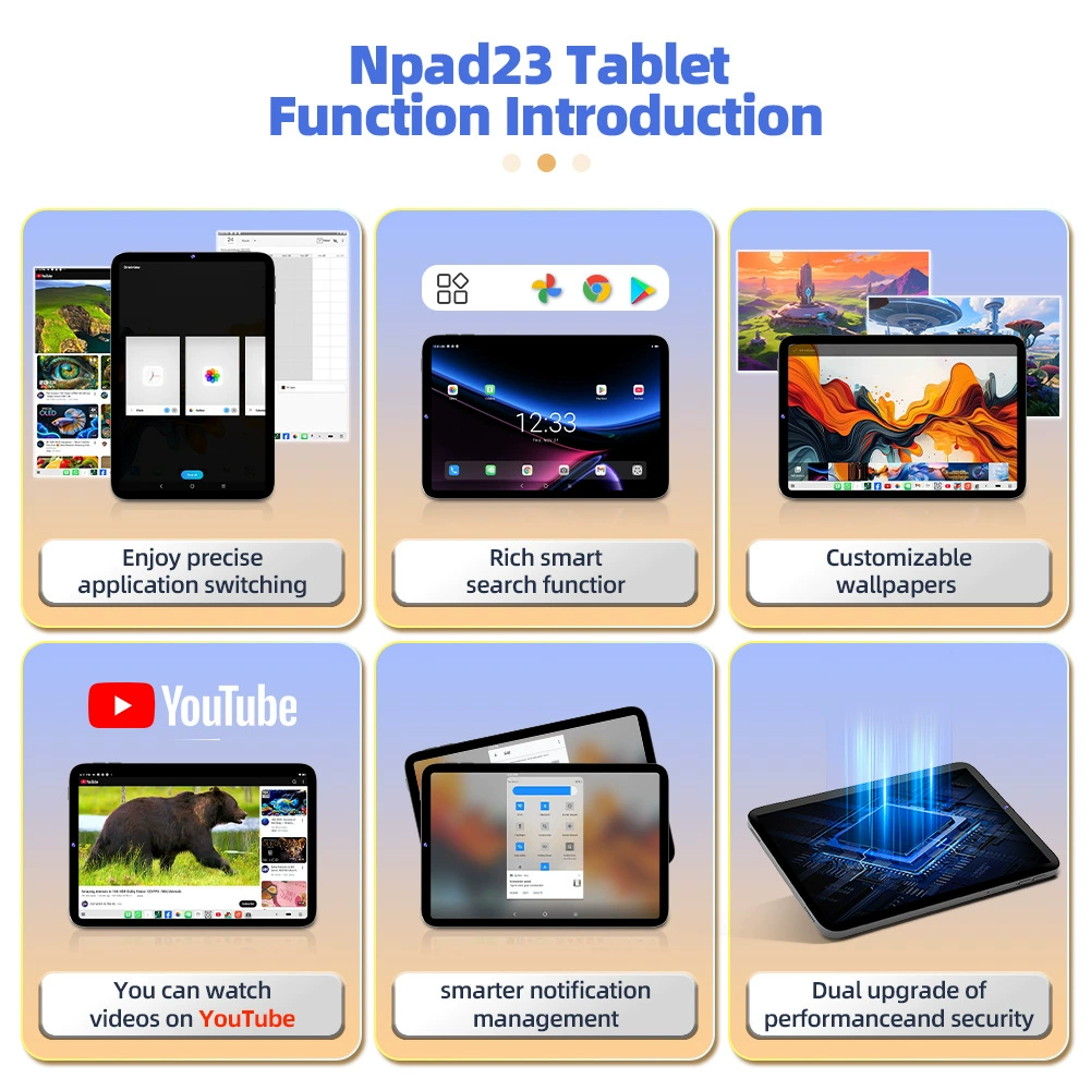 Npad23 планшетный ПК 5G карта полноценно сетевой доступ Google Store APP загрузка видеозвонок i17 Hermès Оранжевый