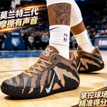 JA3 Morant 3rd generation basketball shoes, designed for male students, professional training, and casual wear, featuring a non-slip sole and a unique color scheme JA3 Morant 3rd generation basketball shoes, designed for male students, professional training, and casual wear, featuring a non-slip sole and a unique color scheme