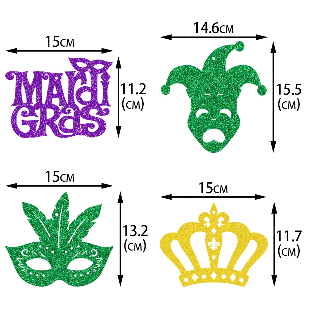 Carnaval transfronterizo fiesta decoración espiral colgando adornos Mardi Gras máscara bola espiral colgando adornos