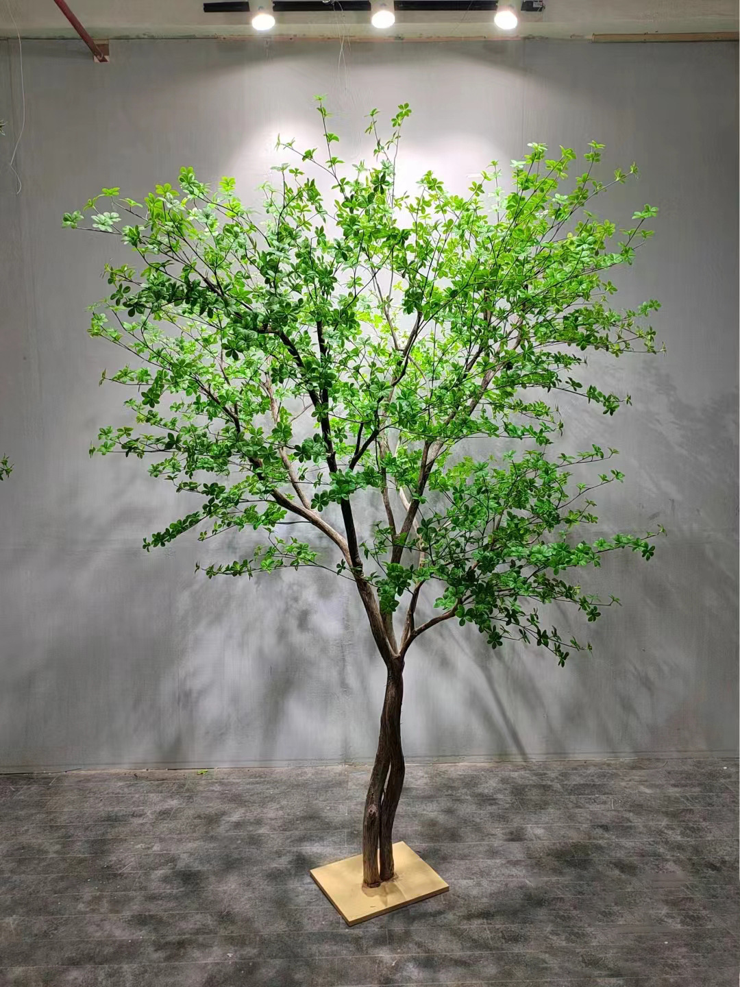 Escenografía de simulación de árbol de campana de simulación de estilo nórdico