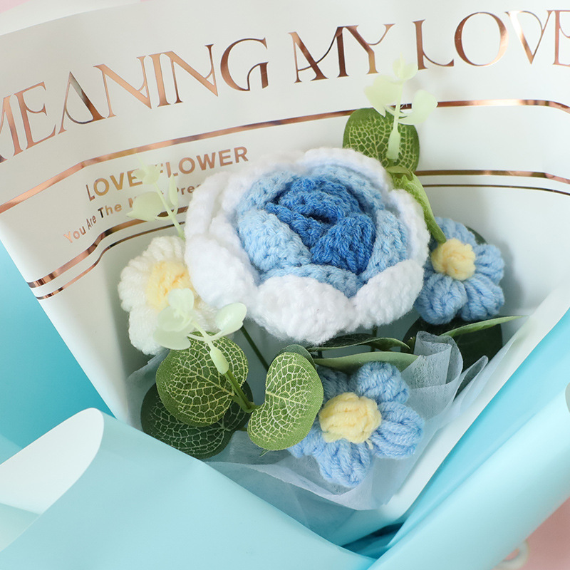 Woven crochet handmade for St. Valentine's Day for mother's day