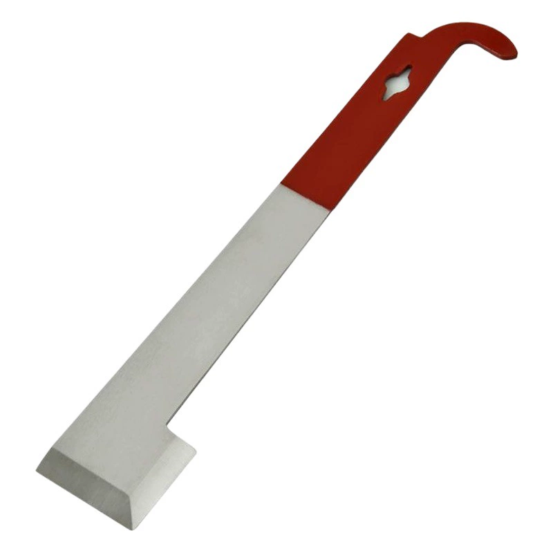 Трансграничные взрывы Амазонки Инструменты для пчеловодства Скребок с изогнутым хвостом из нержавеющей стали Сельскохозяйственный нож для косичек J-типа Скребок для улья