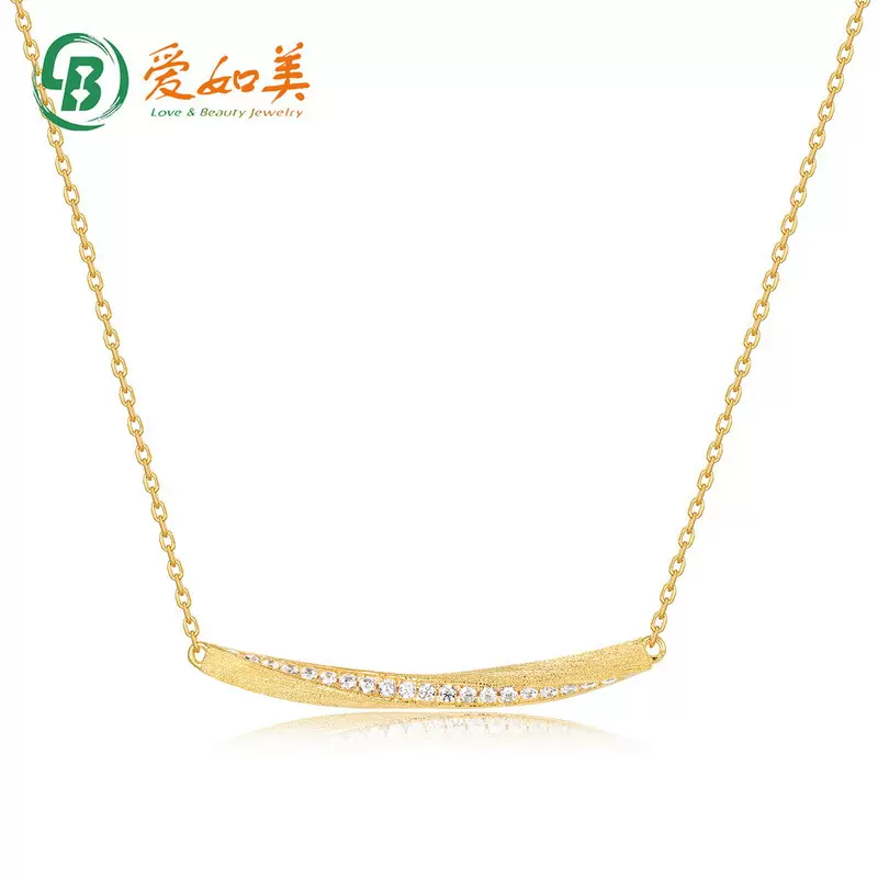 布契拉提简约气质一字项链女ins风S925纯银手工拉丝项链小众设计