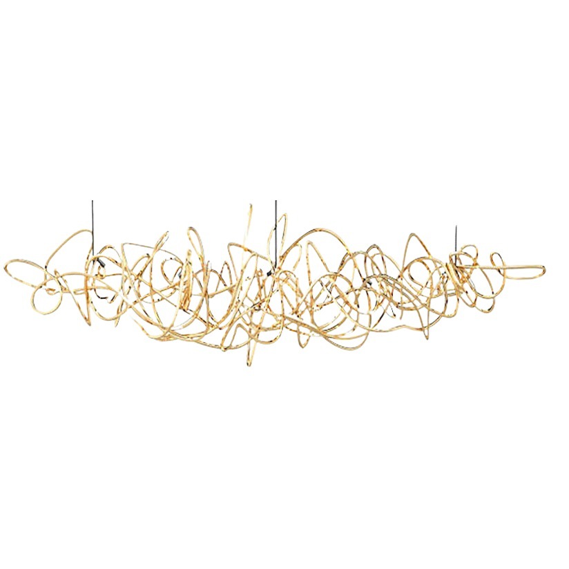 Luz posmoderna estilo de lujo restaurante araña diseñador italiano bar araña modelo habitación araña creativa