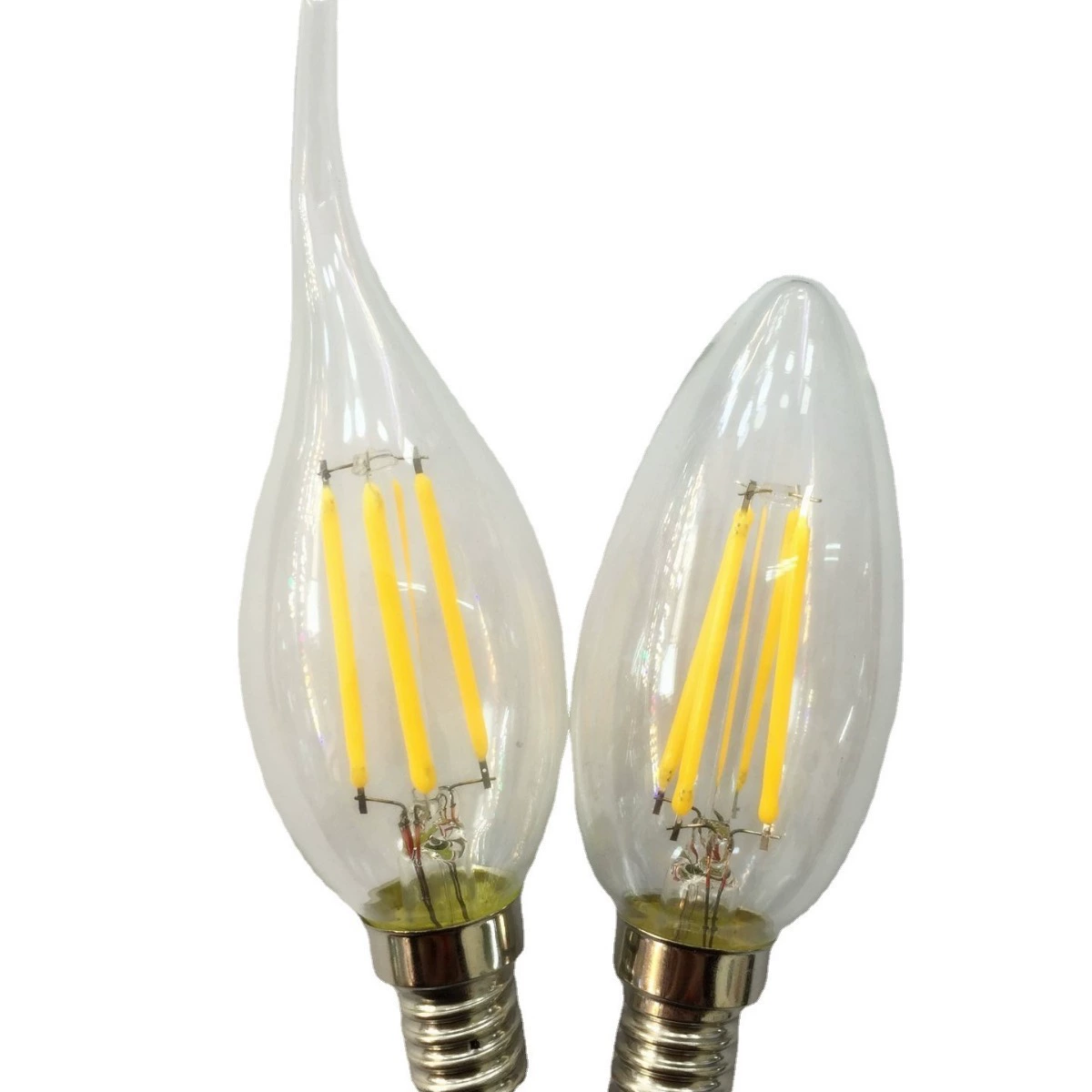 LED-нить пена имитация вольфрамовой нити пузырь Эдисон шип хвост пузырь 360 градусов сияние 2W4W6W E14 E27