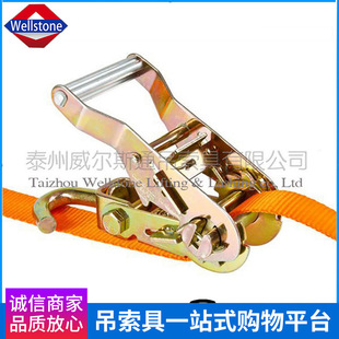 Rubber Block Swivel Hook Tire Fixing Tensioner Fastener Trailer Car Bundler Strap