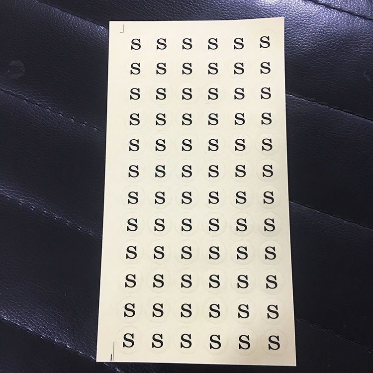 Tales de ropa transparentes etiquetas