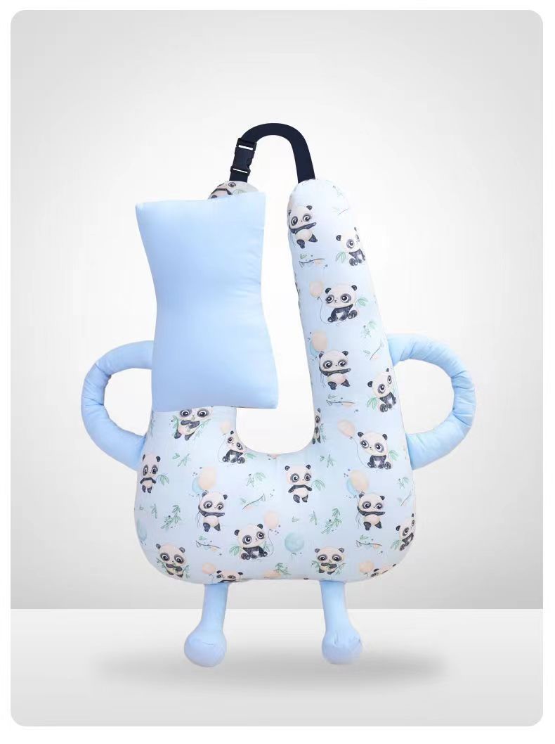 Car Sleeping Pillow Pillow Dual-use Cotton Breathable Summer Car Adult Children Washable Pillow Car Supplies