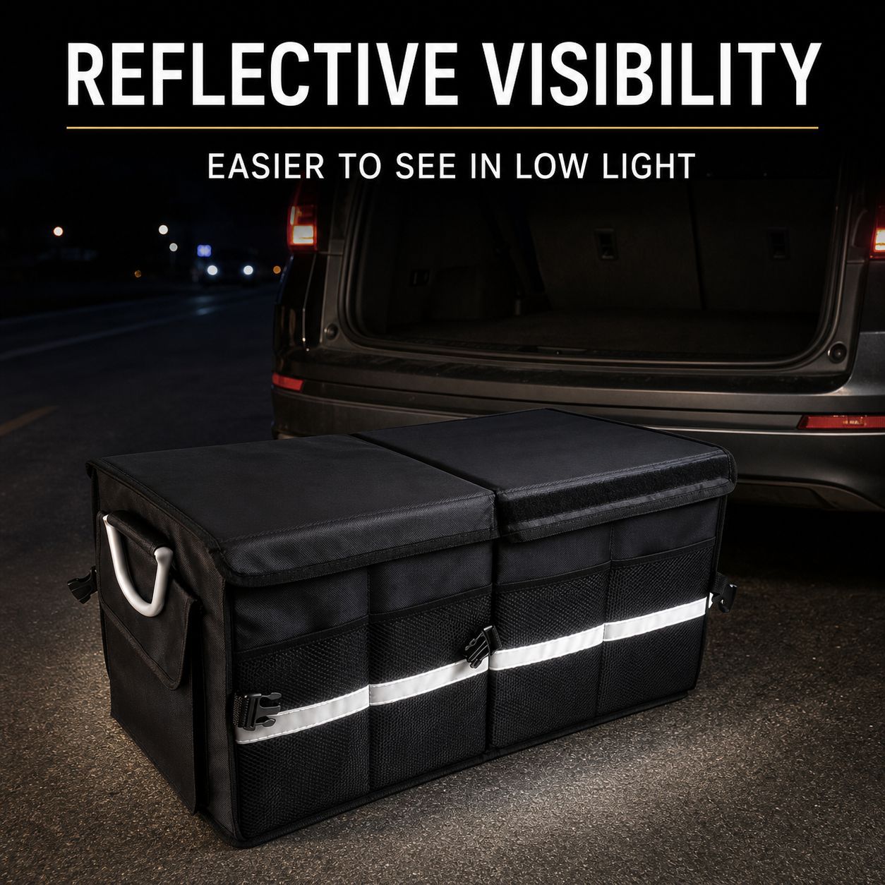 Car trunk storage box Large Capacity car folding storage box Oxford fabric car rear storage box