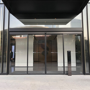 J8 Company Automatic Hotel Electric Door Automatic Door Shop Sensor Door Tempered Glass Sliding Door Office Building G3