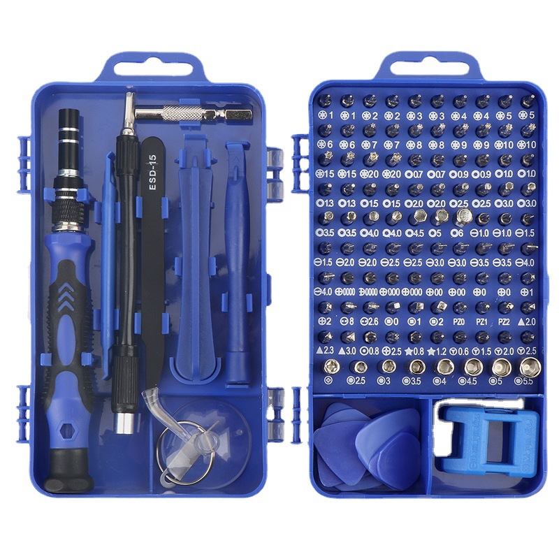 115-en-1 destornillador traje multifuncional hogar destornillador de precisión destornillador reloj teléfono móvil herramienta de desmontaje