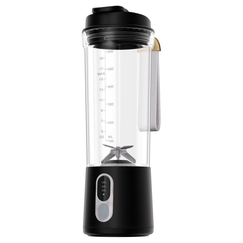 Portable Juicer for Foreign Trade, Multifunctional Blender Cup 600ml Upgraded Version Ice Crushing Juice Maker 5