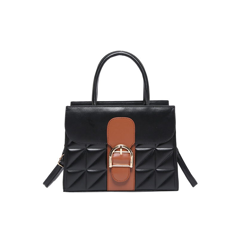 Bolso de hombro de moda atmósfera de textura bolso de mano de cinturón de diseño elegante 2024 bolso cuadrado simple bolso de mujer