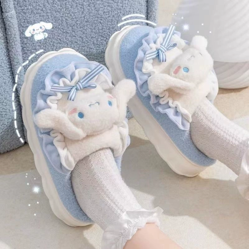 Тапочки (Hello kitty) зимние тёплые для студентов, размеры 36–41, с персонажами