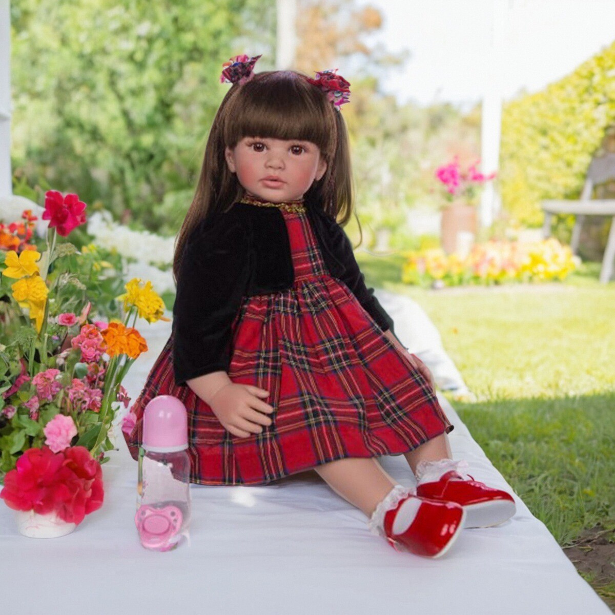 55CM 재생 인형 부드러운 접착제 천 인형  재생 인형 국경 간 공급