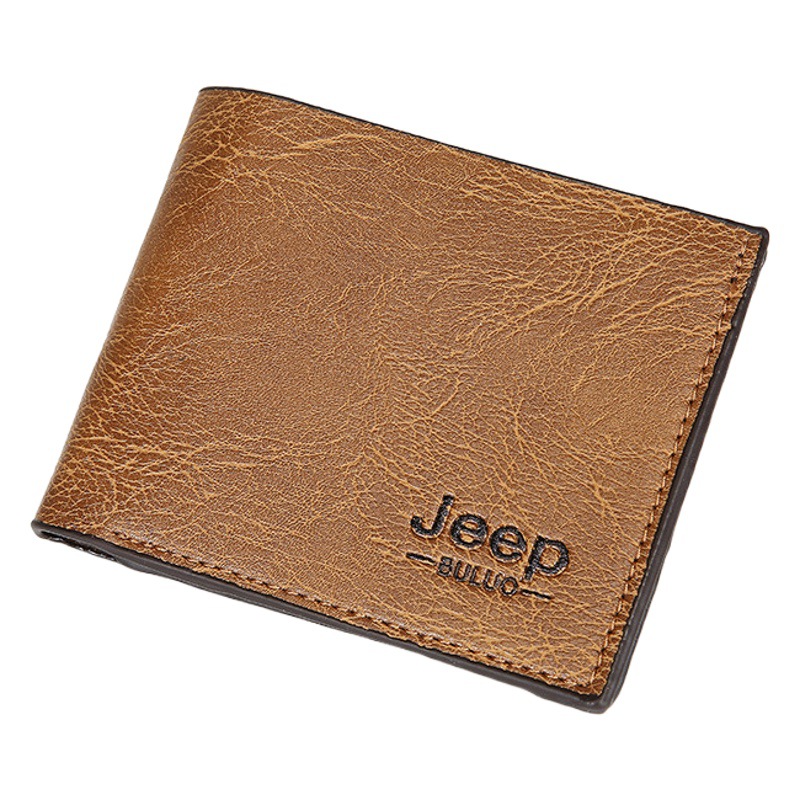 2024 Manufacturer Spot Men's Short Clip Foreign Trade Wholesale Men's Short Wallet Card Holder Coin Purse Wallet Street Stall Trend