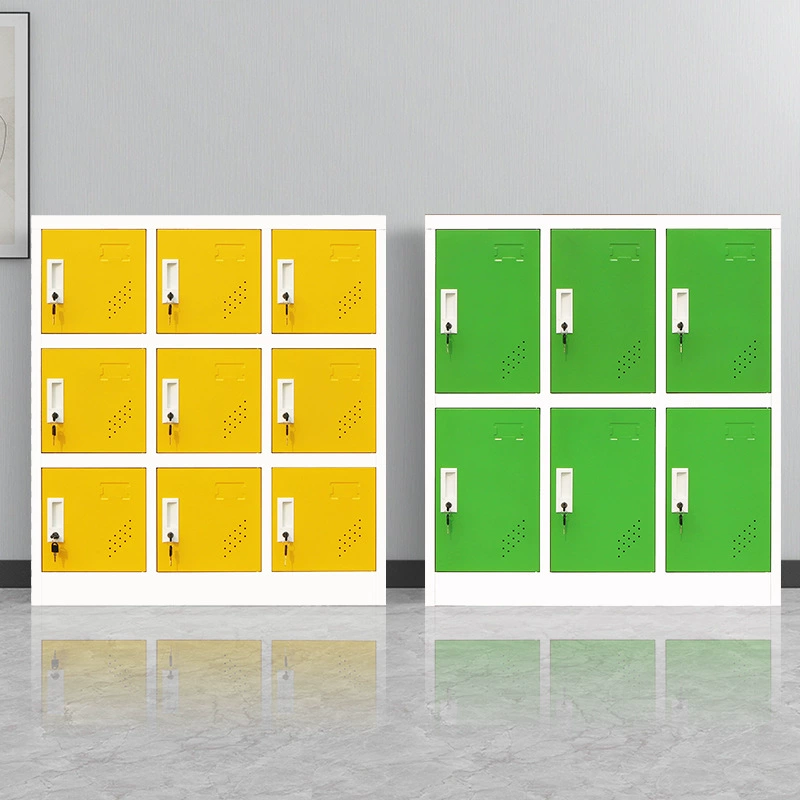 Детский сад с замком шкаф для студенческих книжных шкафов цветной шкаф Гардеробный шкаф