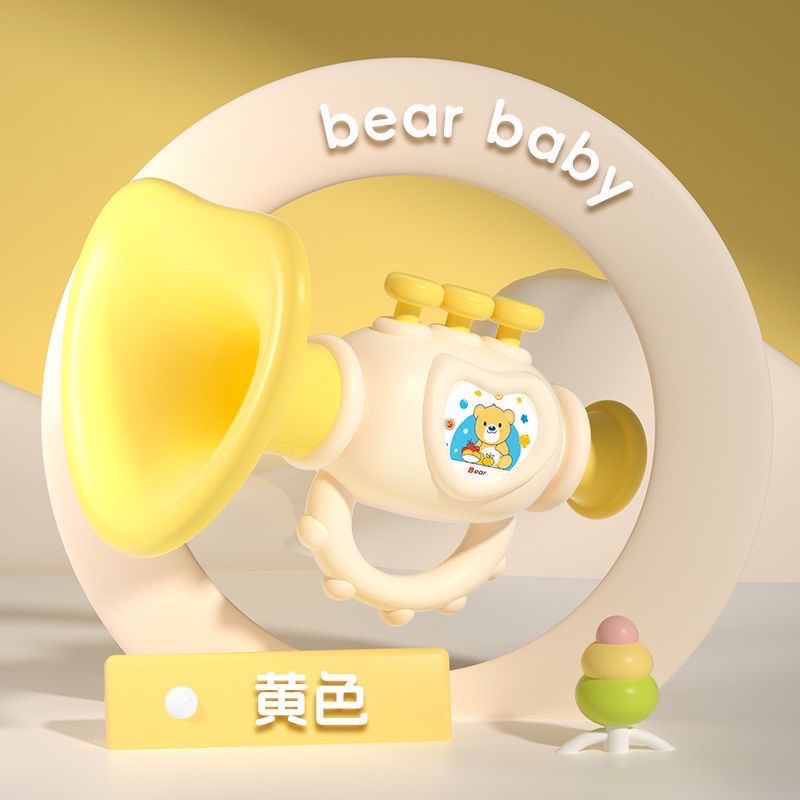 Small Trumpet Children's Toy Baby Blow Music Blow Instrument Blow Instrument Harmonica Mini Whistle Whistle Whistle