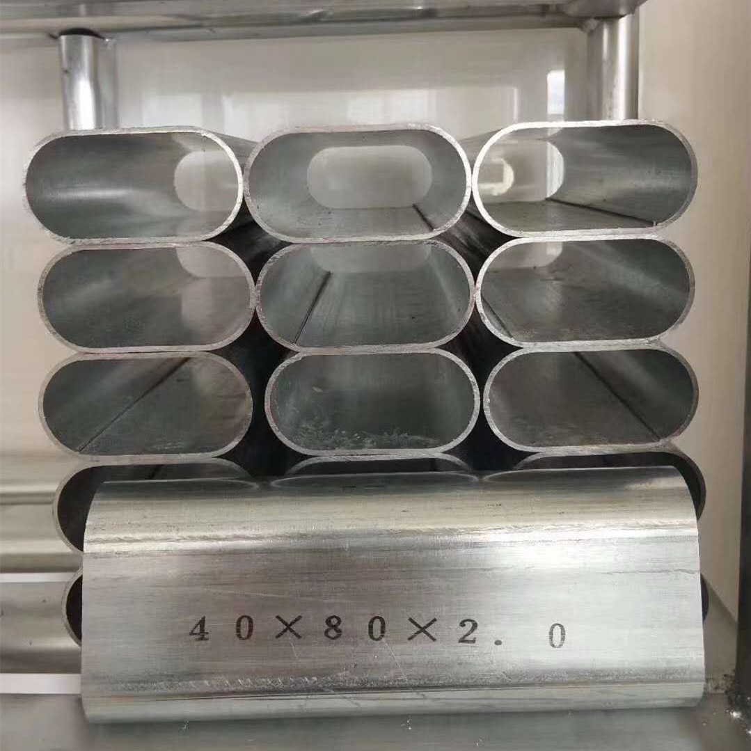 供应镀锌大棚管 Q235B椭圆管 40*80护栏扶手管 批发零售