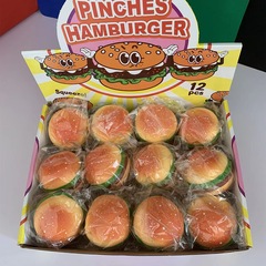 Trendy Creative Stress-Relief Burger, Release-Food Bread with Slow-Rebound Squeeze Design—Hot-Selling, Realistic New Style