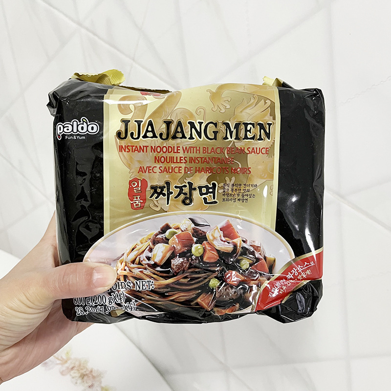 八道御膳炸酱面200g袋装进口paldo韩国拉面干拌面速食方便面