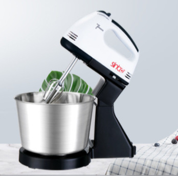 220V110V电动打蛋器 家用台式带桶打蛋机 打发蛋清奶油和面搅拌