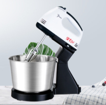 220V110V电动打蛋器 家用台式带桶打蛋机 打发蛋清奶油和面搅拌