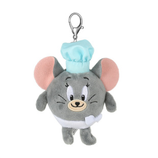 Tom and Jerry Tom Cat Jerry Transformation Spring Pendant Plush Toy Doll Bag Pendant Keychain Funny