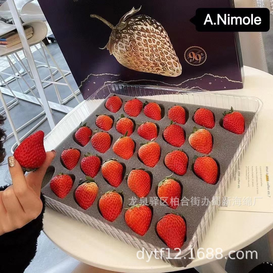 草莓缓冲海绵内衬/草莓缓冲海绵内托/草莓缓冲海绵衬垫/草莓海绵