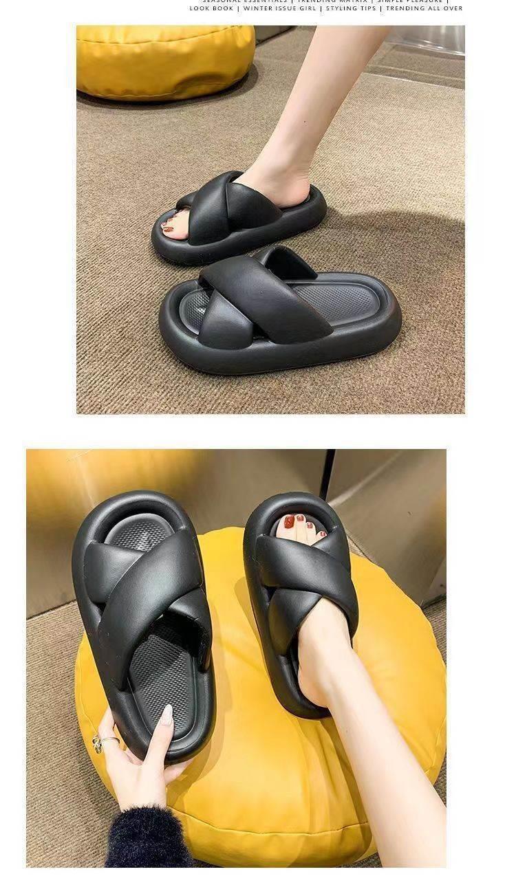 Soft EVA Slide Sandals for Women Summer Indoor Outdoor Thick Sole Wide Fit Size 40-41 quality and texture