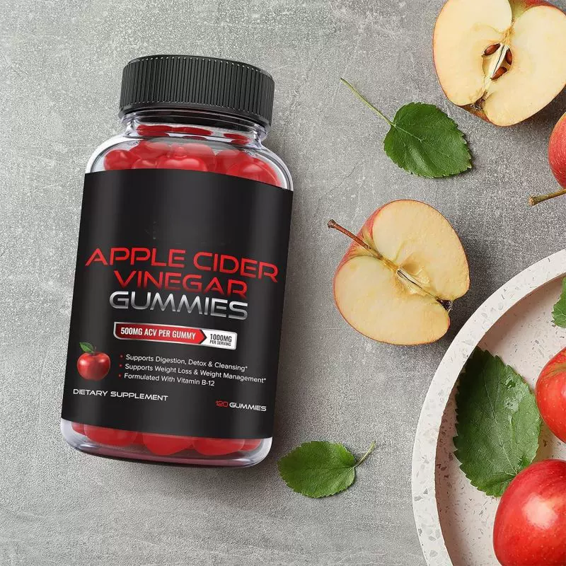 跨境供应APPLE CIDER VINEGAR GUMMIES ACV苹果醋软糖亚马逊外贸