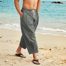 G 38976 Men's Harem Cotton Linen Pants ��ʿ������׿� �羳ר