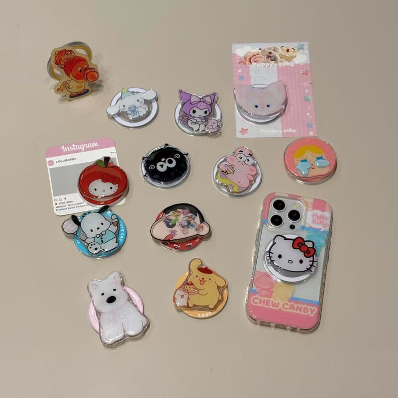 Cartoon Cute Kt Animals Suitable for Apple, Huawei, Xiaomi Magsafe Magnetic Stand Phone Holder