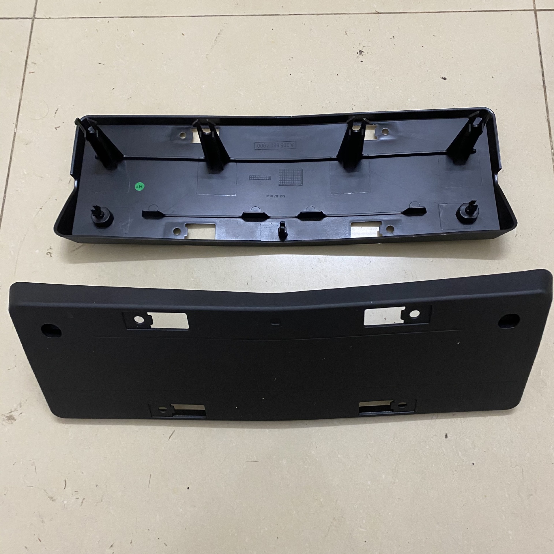 Mercedes-Benz License Plate Bracket for Mercedes-Benz W205 2058804900 2058803805 0008103500 (License plate holder/license plate holder) - 2058804900