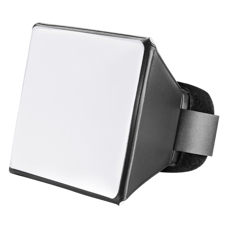 カメラグレーカードテーパー写真フラッシュスヌート収納袋アウターフラッシュカバーシルバーホワイトリフレクターカメラディフューザー