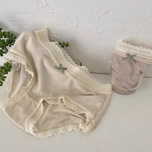 Modal Seamless Mid-waist Japanese Girls High-Looking Briefs Large Size Underwear Pure Cotton Women Wholesale Cotton