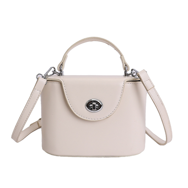 Nicho coreano caja de bloqueo de mano bolso pequeño para mujeres 2026 nueva moda exquisita versátil bolso de hombro