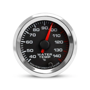 12V Avtomobil Modifikasiyası Cihazı 2 Düym (52MM) Universal Rəngli Su Temperaturu Ölçən