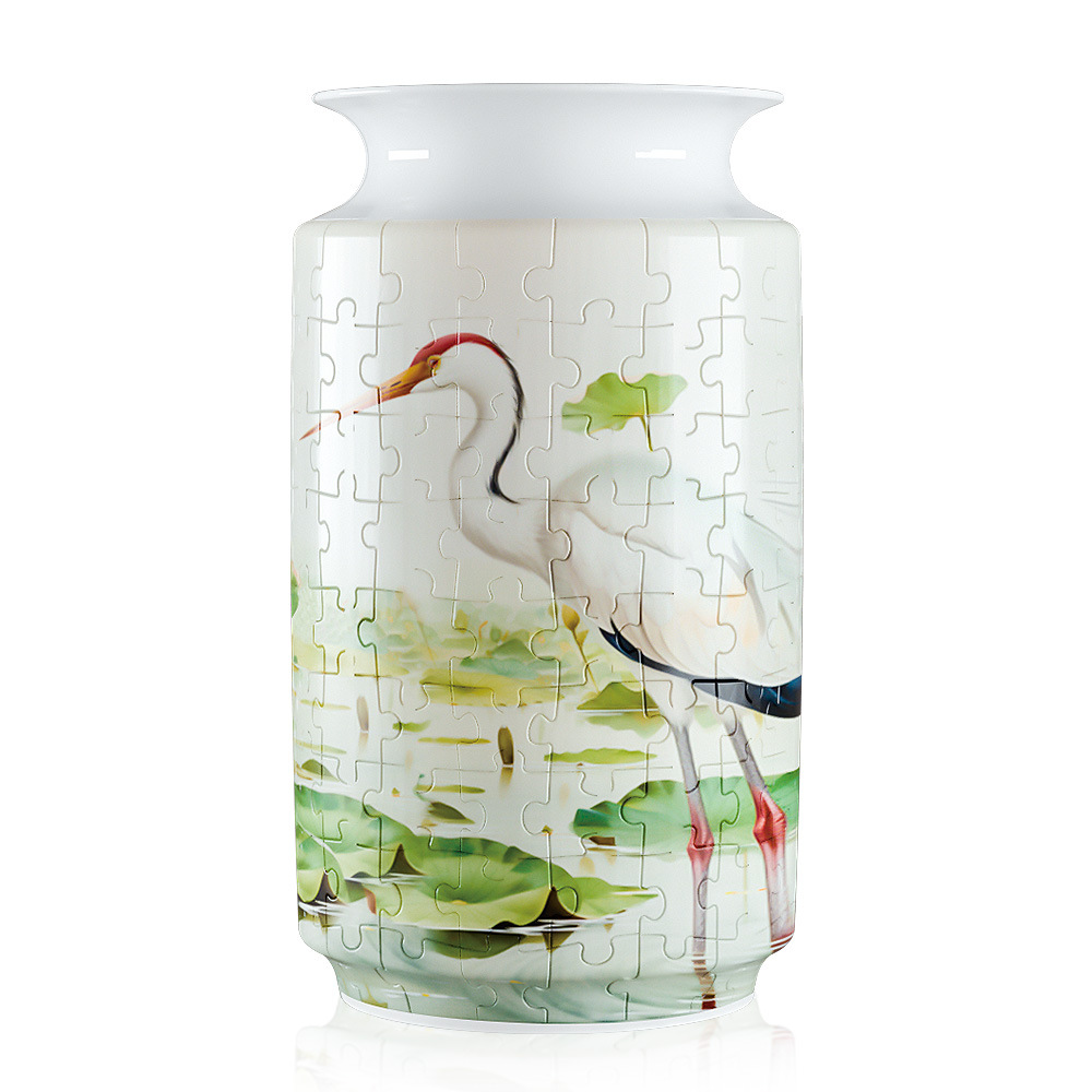 연꽃 두루미