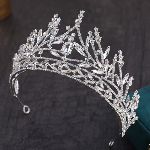 New wedding crown wedding headband luxury crystal baroque bridal large crown hair accessories crown