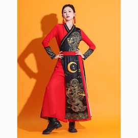 夏季打鼓演出服国潮套装爵士舞服装古典舞现代舞中国表演年会舞蹈