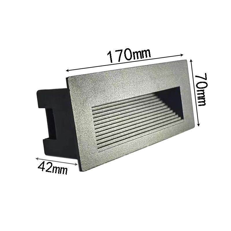 メーカー卸売ホットモデル LED コーナーライト誘導階段はしご屋外埋め込み 6 ワットステップフットライトシェル|undefined