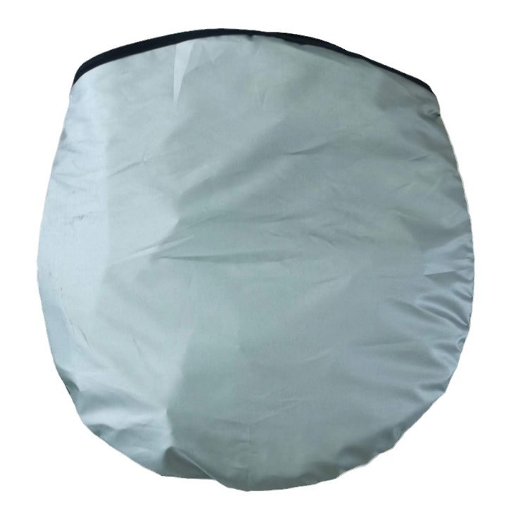 C apertura de tela plateada de titanio para automóvil, protector solar, protector solar, protector solar, protector solar, aislamiento térmico, protector de luz completo, explosión transfronteriza