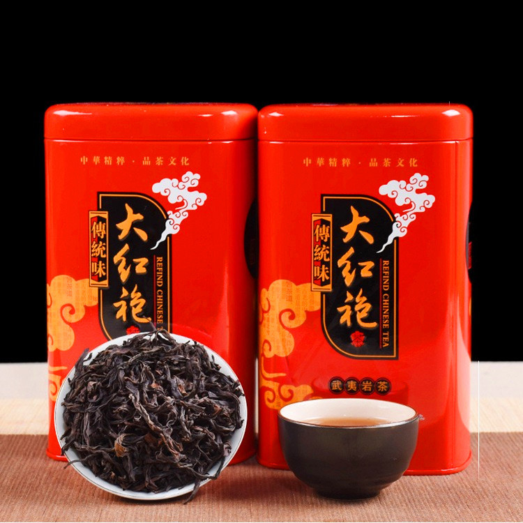 新茶葉批發大紅袍鐵觀音小種金駿眉紅茶罐裝茶葉網紅代發100克